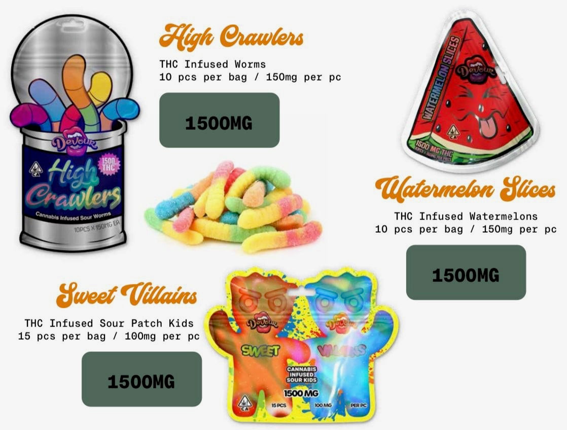 Devour Edibles 1500MG